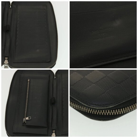 LOUIS VUITTON Damier Infini Atoll Travel Case Black - Picture 10 of 15